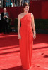 Debra Messing arrives at the 61st Primetime Emmy Awards held at the Nokia Theatre on September 20th 2009 in Los Angeles