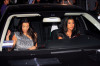 Kim Kardashian and Kourtney Kardashian arrive at the Viceroy Hotel in Santa Monica on September 27th 2009