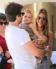 Alessandra Ambrosio with her baby daughter Anja and her boyfriend