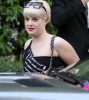 Kelly Osbourne attends the wedding of her step sister Khloe Kardashian and Lamar Odom in Los Angeles California