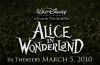 Alice in Wonderland 2010 Disney Movie logo