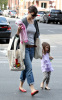 Katie Holmes and her daughter Suri Cruise were spotted out for shopping at the DeLucas Market in Boston on September 29th 2009