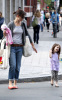 Katie Holmes and her daughter Suri Cruise were spotted out for shopping at the DeLucas Market in Boston on September 29th 2009