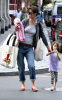 Katie Holmes and her daughter Suri Cruise were spotted out for shopping at the DeLucas Market in Boston on September 29th 2009