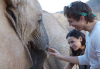 Ashton Kutcher and Demi Moore picture during their visit to Africa on September 28th 2009 1