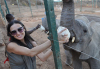 Demi Moore picture during her visit to Africa with her husband on September 28th 2009 3