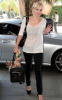 Katharine McPhee spotted arriving at Hollywood Rossevelt Hotel with a new short hair cut on September 2nd 2009 2