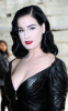 Dita Von Teese attending the Christian Dior Pret a Porter fashion show in Paris France on October 2nd 2009 1