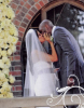 Khloe Kardashian and Lamar Odom kissing at their wedding