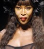 photo of Naomi Campbell modeling on the runway during Paris Fashion Week on October 3rd 2009 4