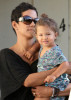 Halle Berry and her daughter Nahla spotted leaving her friends house in the San Fernando Valley Los Angeles on October 4th 2009 1