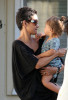 Halle Berry and her daughter Nahla spotted leaving her friends house in the San Fernando Valley Los Angeles on October 4th 2009 5