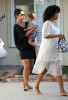 Halle Berry and her daughter Nahla spotted leaving her friends house in the San Fernando Valley Los Angeles on October 4th 2009 2