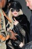 Lady GaGa spotted leaving SNL in New York on October 3rd 2009 2