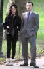 Leighton Meester and Ed Westwick spotted on the filming set of Gossip Girl in New York Central Park on October 5th 2009 3