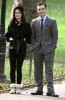 Leighton Meester and Ed Westwick spotted on the filming set of Gossip Girl in New York Central Park on October 5th 2009 4