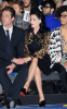 Sliimy with Dita Von Teese at the Castelbajac Ready To Wear fashion show during Paris Fashion Week Spring Summer 2010 collection on October 6th 2009