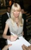 Claudia Schiffer attends the Yves Saint Laurent Pret A Porter Spring Summer 2010 Ready To Wear fashion show in Paris on October 5th 2009 4