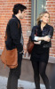 Hilary Duff and Penn Badgley spotted on the filming set of Gossip Girl in New York City on October 6th 2009 3