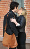 Hilary Duff and Penn Badgley spotted on the filming set of Gossip Girl in New York City on October 6th 2009 2