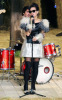 Lily Allen performs during the Chanel Ready to Wear fashion show for spring summer 2010 in Paris on October 6th 2009 3