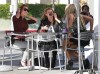 Audrina Patridge with Lauren Bosworth and Stephanie Pratt seen out for lunch at Milk in Hollywood California on October 9th 2009 2