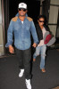 Christina Milian spotted with her husband The Dream at the airport on October 8th 2009 2