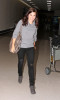 Sophia Bush arrives at Los Angeles International Airport on October 8th 2009 2