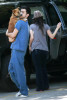 Megan Fox spotted picking up her dog from the animal hospital in the valley on October 9th 2009