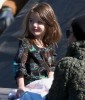 Suri Cruise picture during her visit to the movie set of Wichita in Boston Massachusetts on October 8th 2009 2