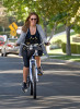 Haylie Duff picture as she goes for a bike ride around the Toluca Lake neighborhood on October 8th 2009 1