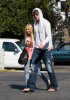 Ashley Tisdale spotted with her boyfriend Scott Speer as they arrive at Mos restaurant in Burbank on October 8th 2009 2