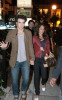 Kevin Jonas and his fiance Danielle Deleasa spotted arriving for dinner at Yamato Steakhouse in Yorkville Toronto Canada on October 5th 2009 1