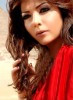 Asala Nasri new photo shoots for her campaign in a red elegant dress 6