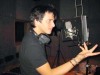 Nader Quirat photo while recording a new song in the studio of Beirut Lebanon 3