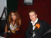 the two graduate students Shahinaz and Maison from Egypt at a radio station during an interview 2