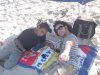 Zaher Zorgatti picture at the beach with his friends 1