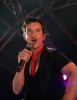 Boyzone band member Stephen Gately singing at the Annual ceremony as the Blackpool lights are officially turned on in England on August 29th 2008