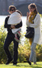 Tom Cruise and Katie Holmes with their daughter Suri at a park in Cambridge Massachusetts on October 10th 2009 8