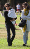 Tom Cruise and Katie Holmes with their daughter Suri at a park in Cambridge Massachusetts on October 10th 2009 9