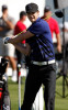 Justin Timberlake plays golf and picks kids to participate in the Justin Timberlake Shriners Hospitals for Children Open youth clinic at the TPC Summerlin October 11th 2009 in Las Vegas Nevada 6