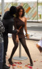 Tyra Banks was spotted during a photo shoot session in New York City on October 12th 2009 3