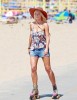 Sophie Monk spotted roller Skating at the Beach in Los Angeles on October 12th 2009 2