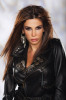 Nelli Maqdesi studio photo shoot in black leather outfit 6