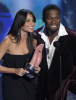 Sofia Vergara and 50 Cent present the Artista Del Ano award at the MTV 2009 Latin America Awards