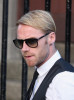 Ronan Keating arrives at the funeral of Boyzone singer Stephen Gately at St Laurence O'Toole Church on October 17th 2009 in Dublin Ireland