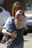 Alyson Hannigan spotted walking while carrying her daughter Satyana Denisof in Beverly Hills on October 17th 2009 4