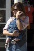 Alyson Hannigan spotted walking while carrying her daughter Satyana Denisof in Beverly Hills on October 17th 2009 5