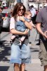 Alyson Hannigan spotted walking while carrying her daughter Satyana Denisof in Beverly Hills on October 17th 2009 6