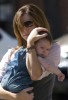 Alyson Hannigan spotted walking while carrying her daughter Satyana Denisof in Beverly Hills on October 17th 2009 7